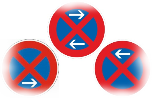 Verkehrsschilder - Halteverbotsschilder Verkehrsschilder - Halteverbotsschilder
