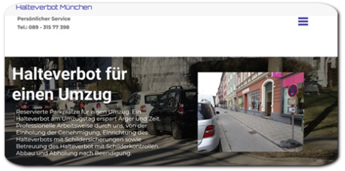 Halteverbot für einen Umzug